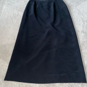 Vintage Talbots Long Pencil  Skirt Size 10‎ Black